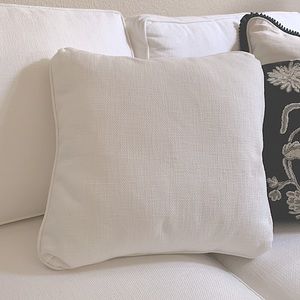 Ethan Allen White Pillow.